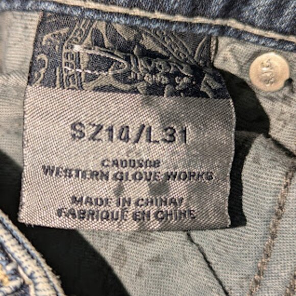 Silver Pioneer Ladies Jeans Bootcut 14x31 Good Condition - Picture 10 of 10